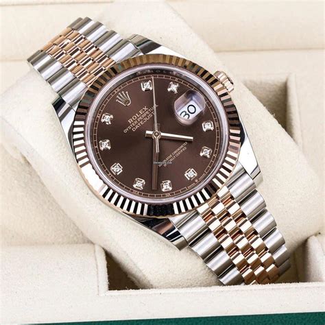 41mm rolex chocolate diamond.rolex|Rolex datejust 41 diamonds.